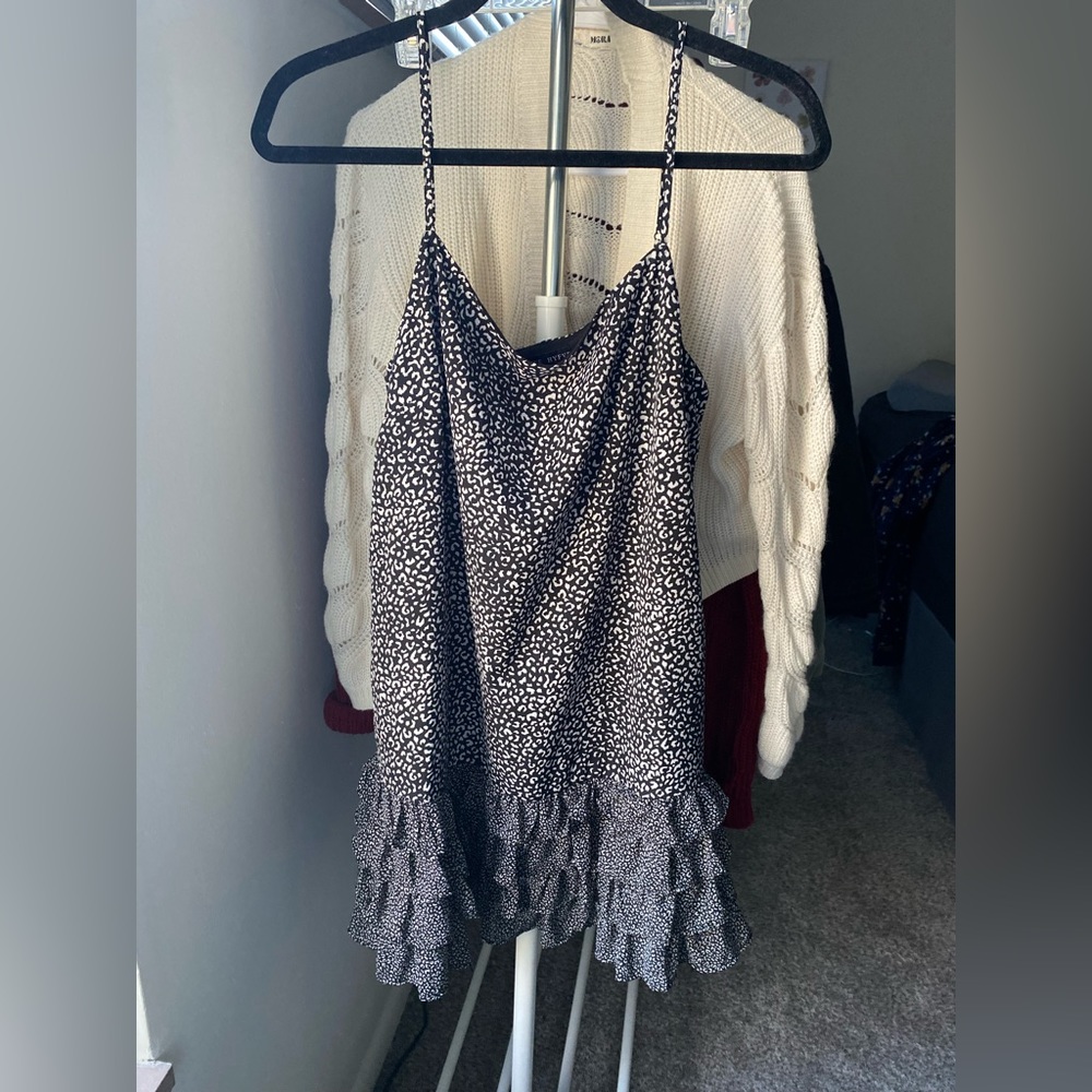 Flowy Animal Print Dress